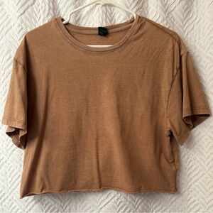Tan Women's Crop Top